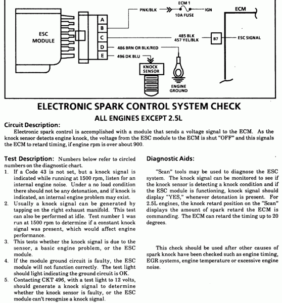 Electronic Spark Control Module Location