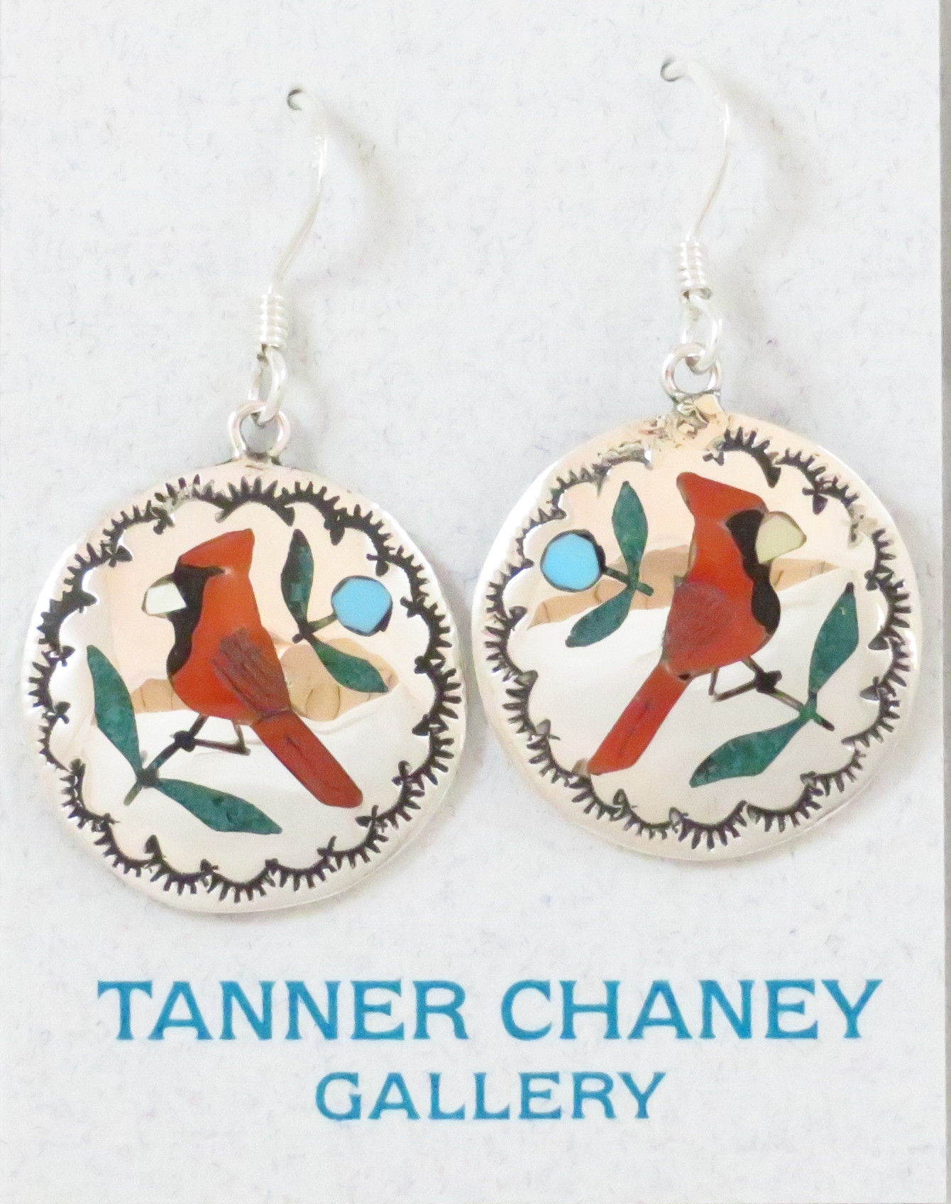 Tanner Chaney Silver Jewelry Quintin Quam Earrings 53182
