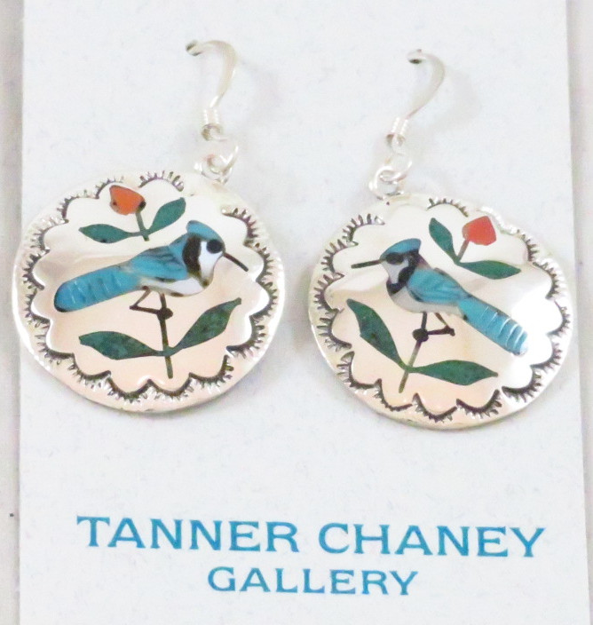 Tanner Chaney Silver Jewelry Quintin Quam Earrings 53993