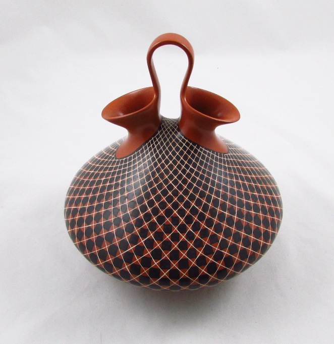 Tanner Chaney Mata Ortiz Pottery Olga Quezada Wedding Vase J6083