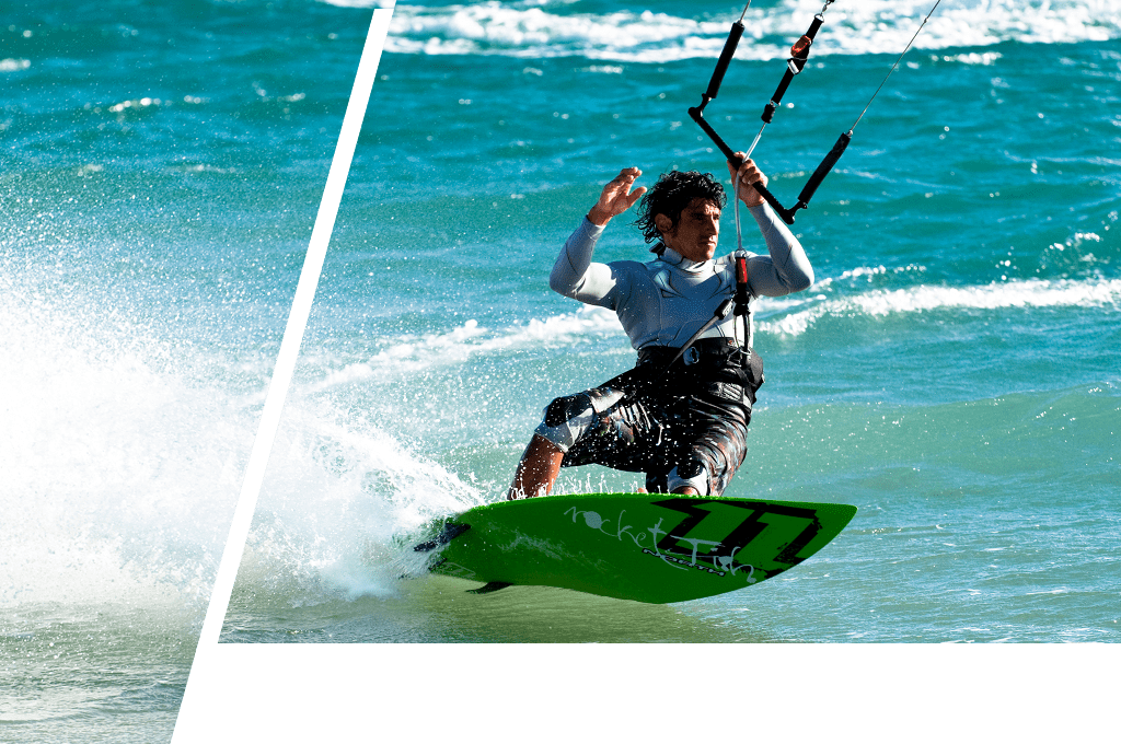 Start Kitesurfing In Waves With A Surfboard