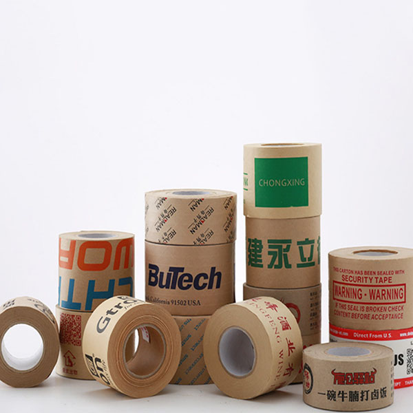 China Custom printed white kraft paper tape factory and manufacturers Newera