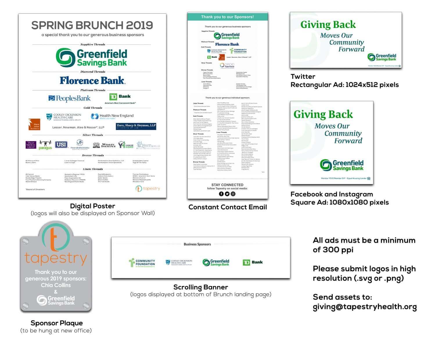 Brunch Sponsorship Tapestry Health