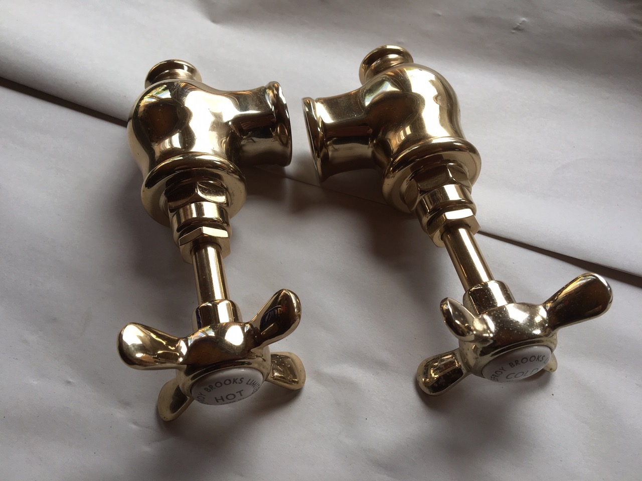 Lefroy Brooks Globe taps. Tap Refurbishment