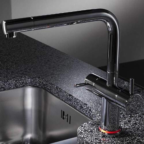 Abode > Aurora Kitchen Tap With LED Temperature Indicator (Chrome).