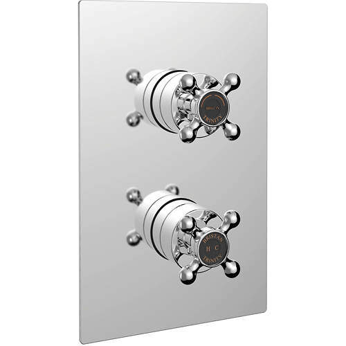 Bristan Trinity > Concealed Shower Valve (2 Outlets, Chrome).