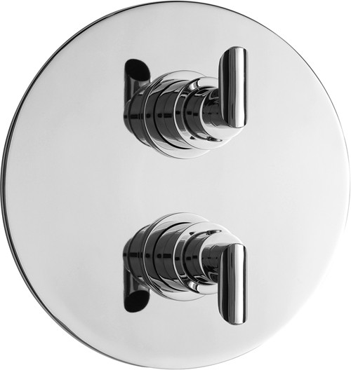 Hudson Reed Xeta > Twin Concealed Thermostatic Shower Valve With Diverter.