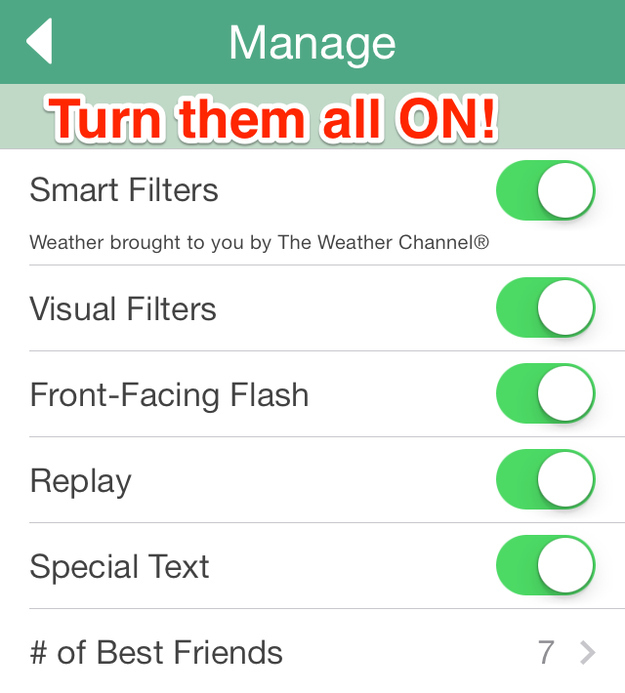 How to Get Big White Text in Snapchat