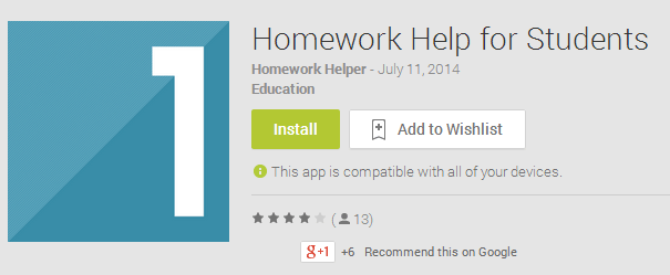 Homework Help for Students Android App Review | Tapscape
