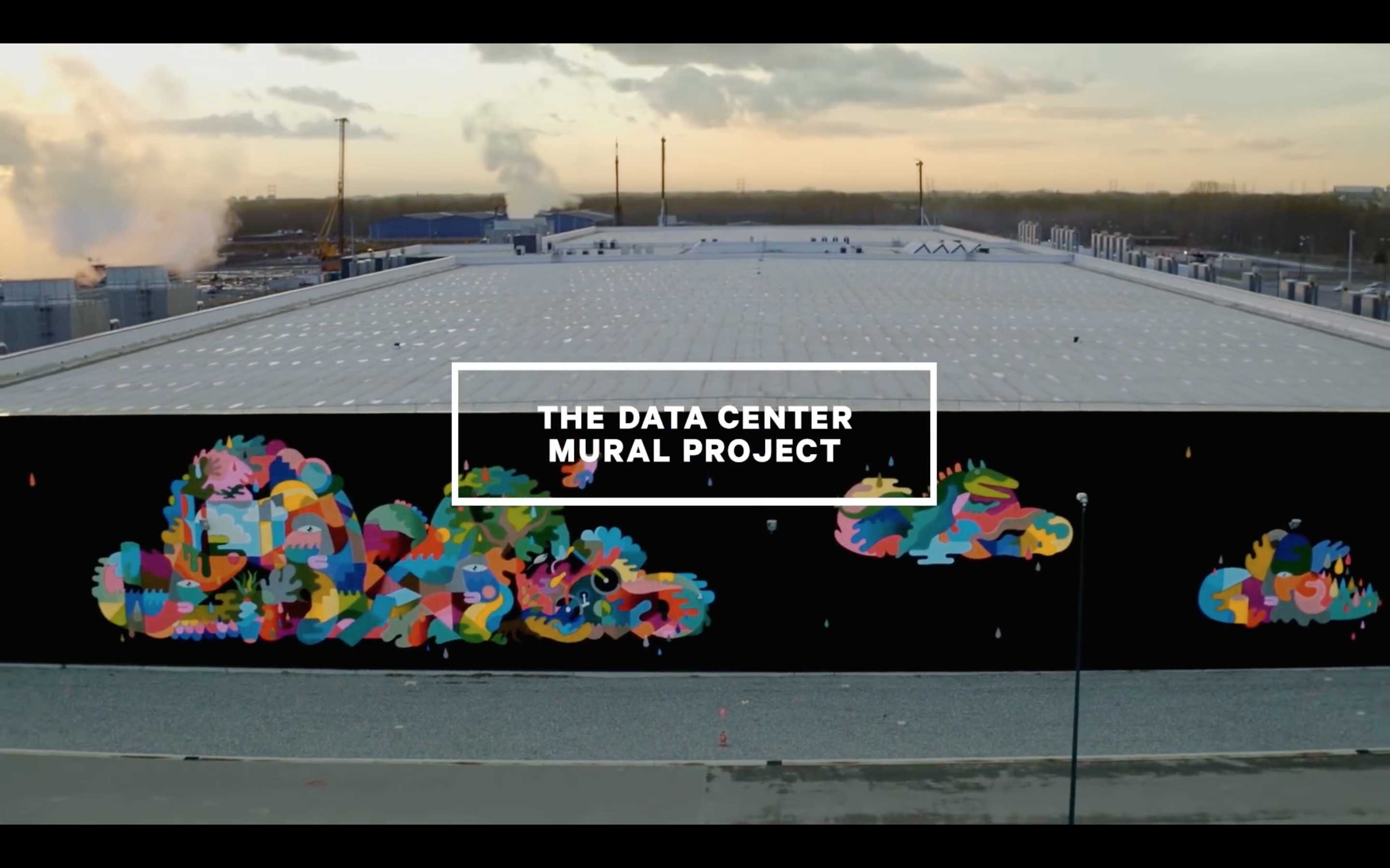The Newest Google Addition The Data Center Mural Project Tapscape