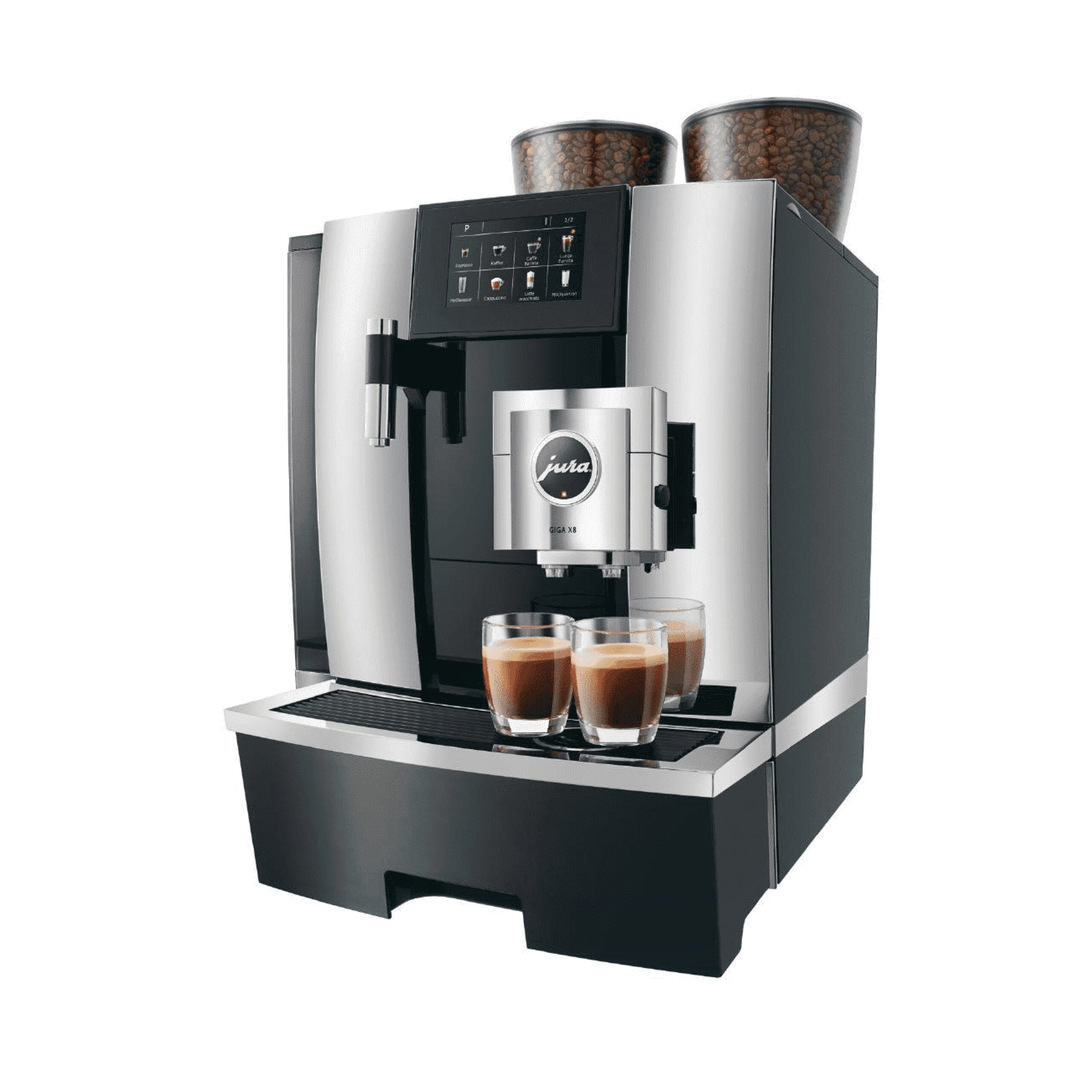 Jura Giga X8 Bean to Cup Coffee Machine Tapside