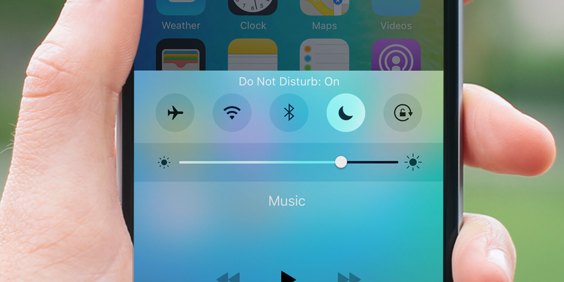 Guide how to use Do Not Disturb mode iOS 9 TapSmart
