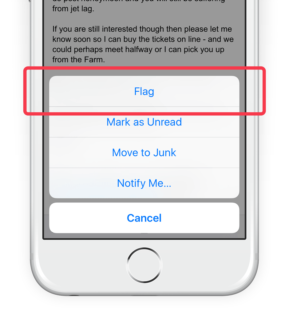 Guide How to flag important emails in the iPhone Mail app so you don't