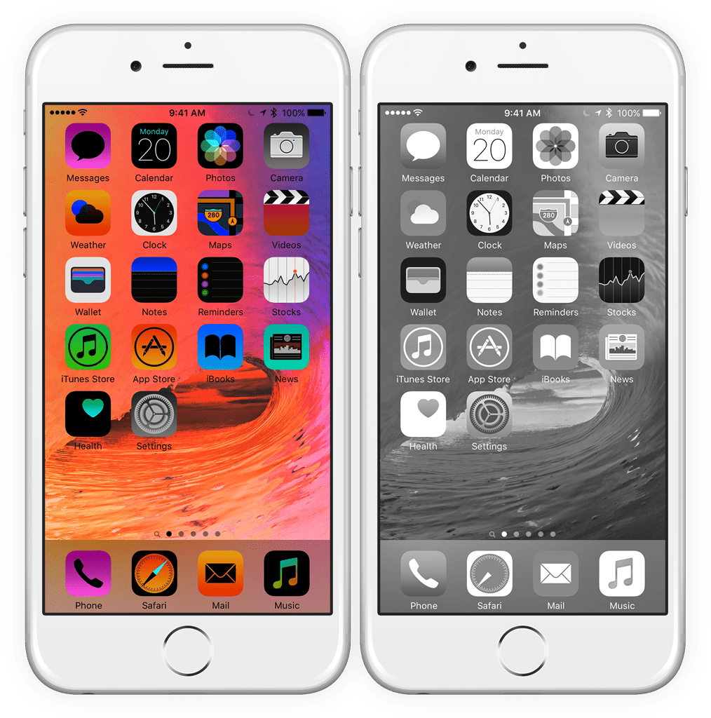 Guide How to change the color theme of the iPhone screen TapSmart