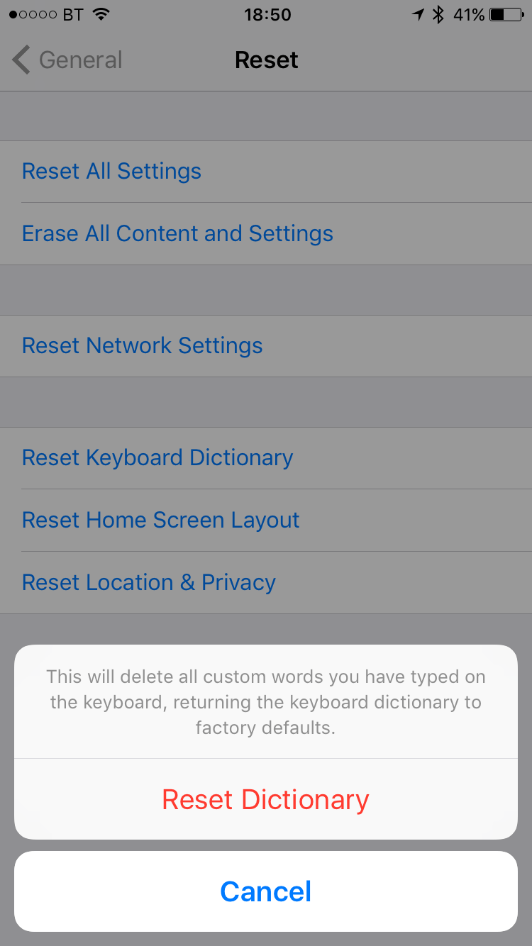 Reset guide all 6 resets in iOS (and when to use them) TapSmart