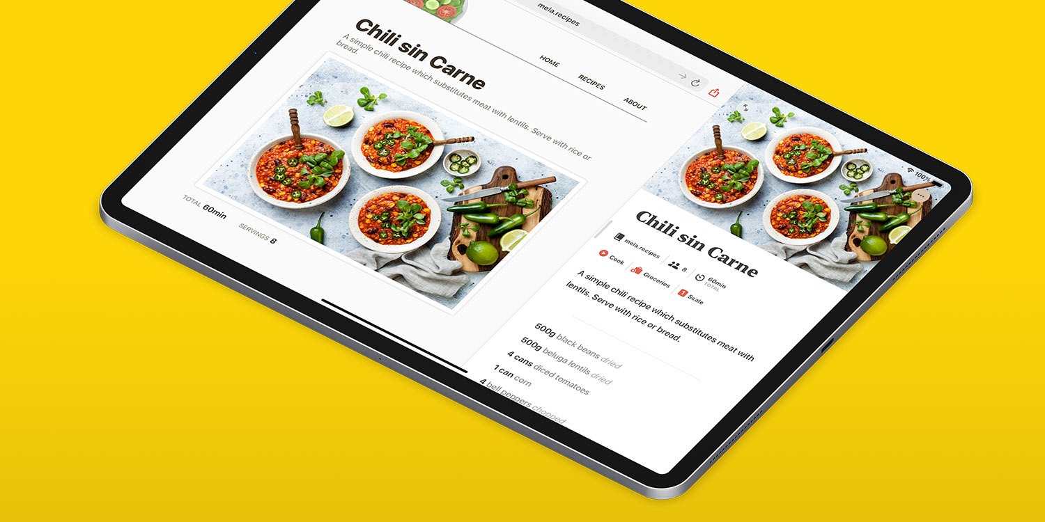 Mela Recipe Manager the recipe app you've been waiting for TapSmart