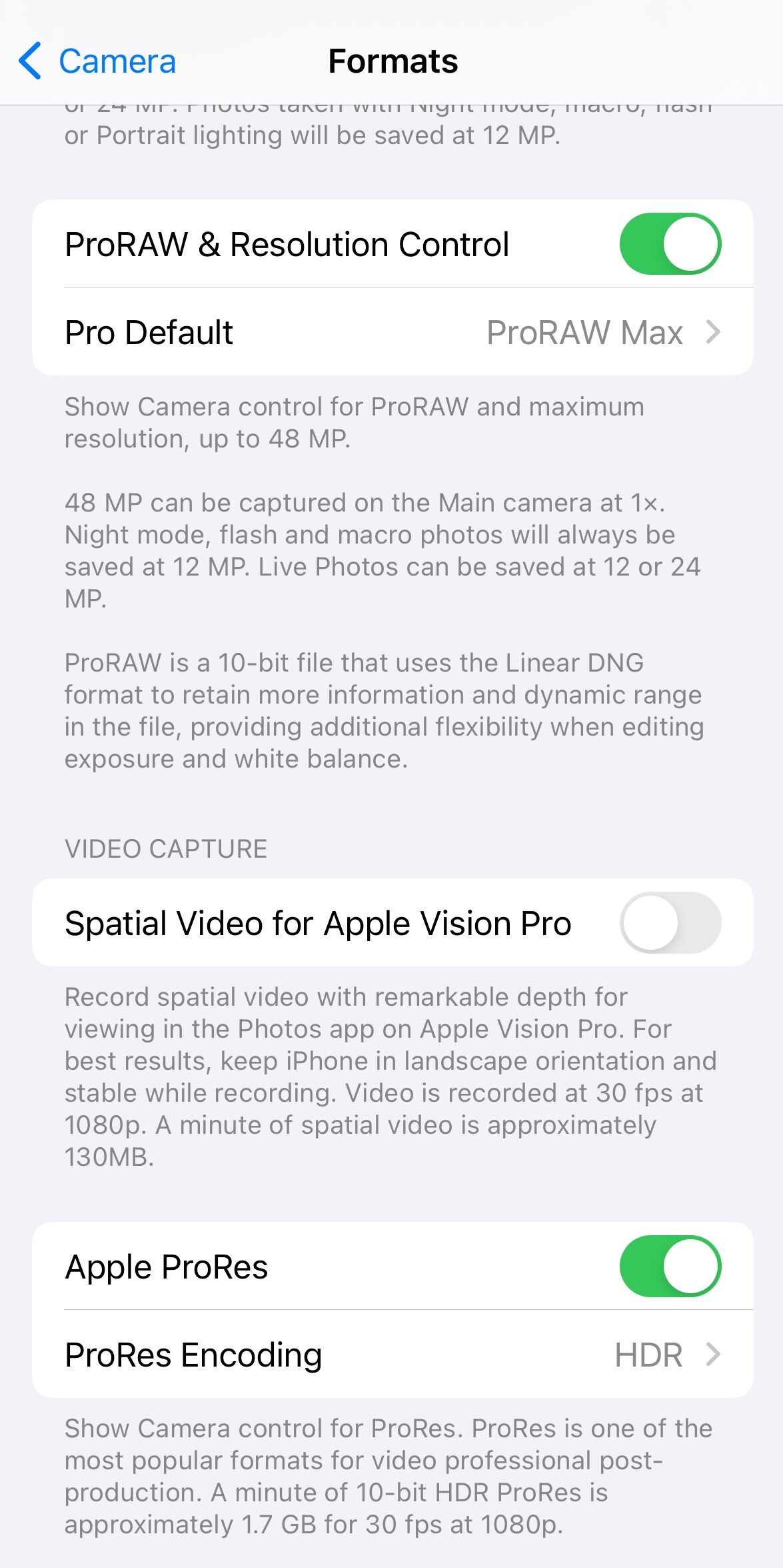 How to shoot in ProRAW, ProRes, and Log with an iPhone camera