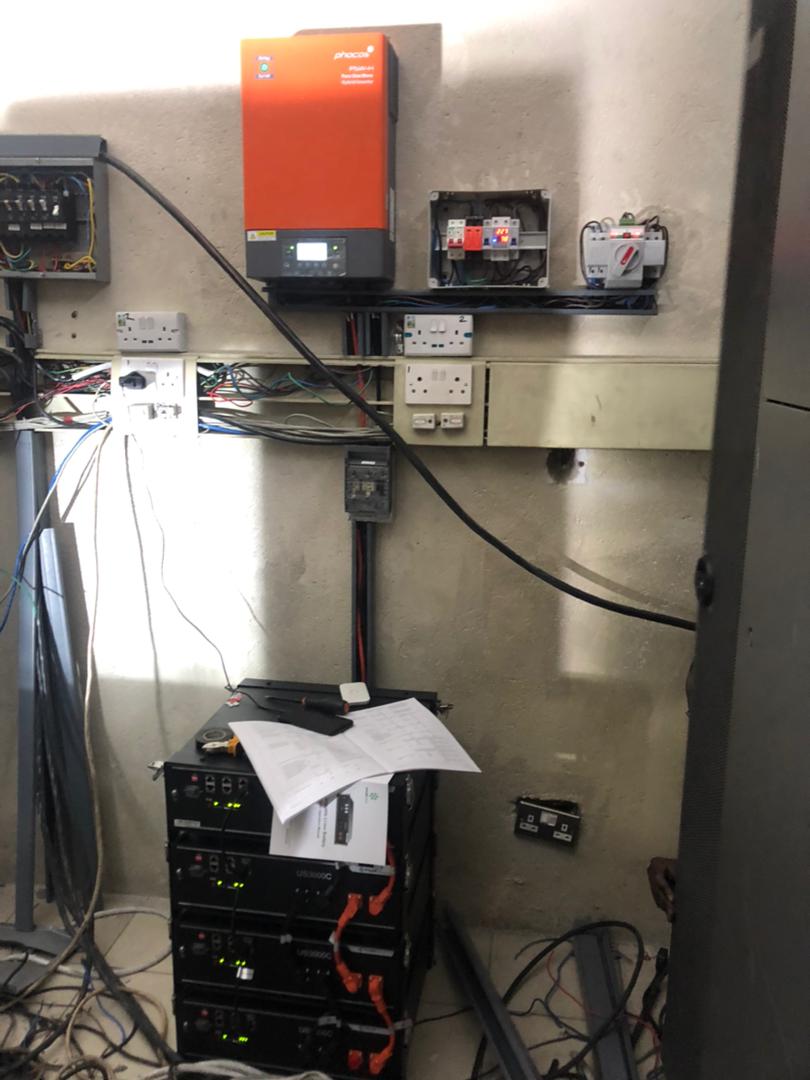 NUST 5kva Solar battery backup system installation