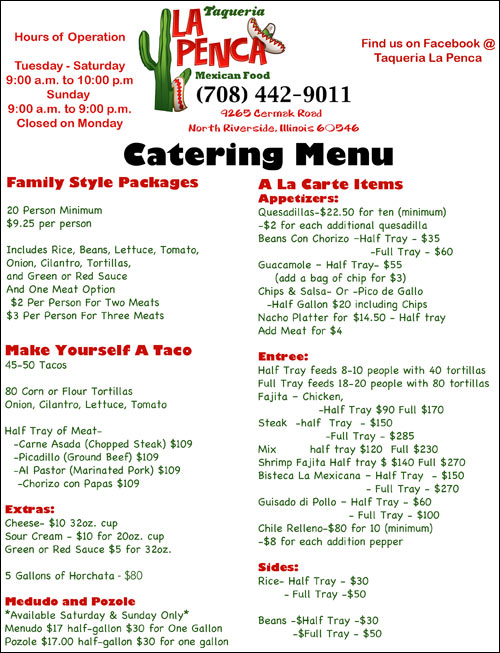 Taqueria La Penca Mexican Restaurant