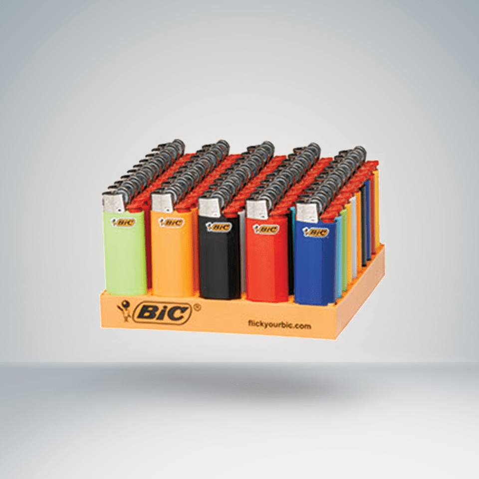 Small BIC Lighters 50 Pack TA Rabba Distribution