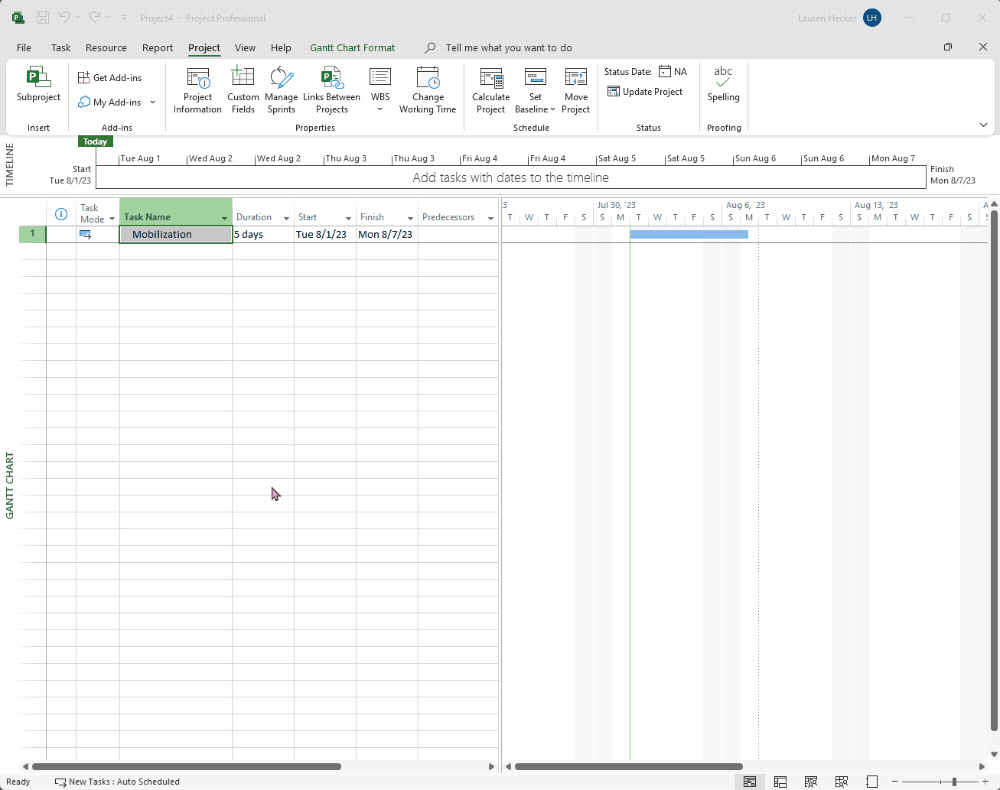 How to Create Calendars in Microsoft Project Taradigm