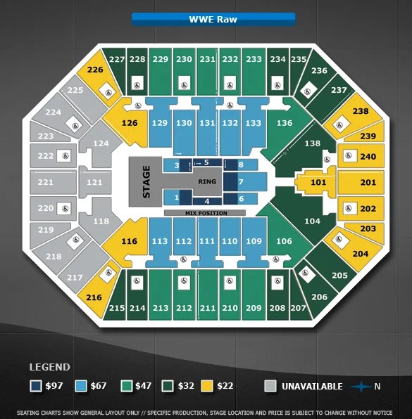 WWE Monday Night RAW Target Center