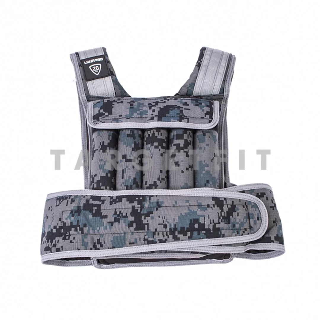 Livepro Weighted Vest 20kg Targetfit