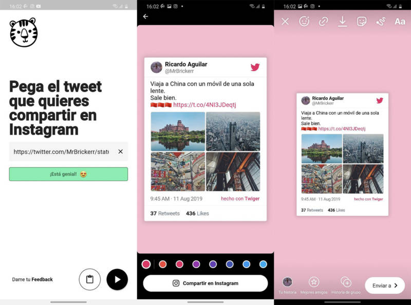 Como compartilhar tweets no stories do Instagram