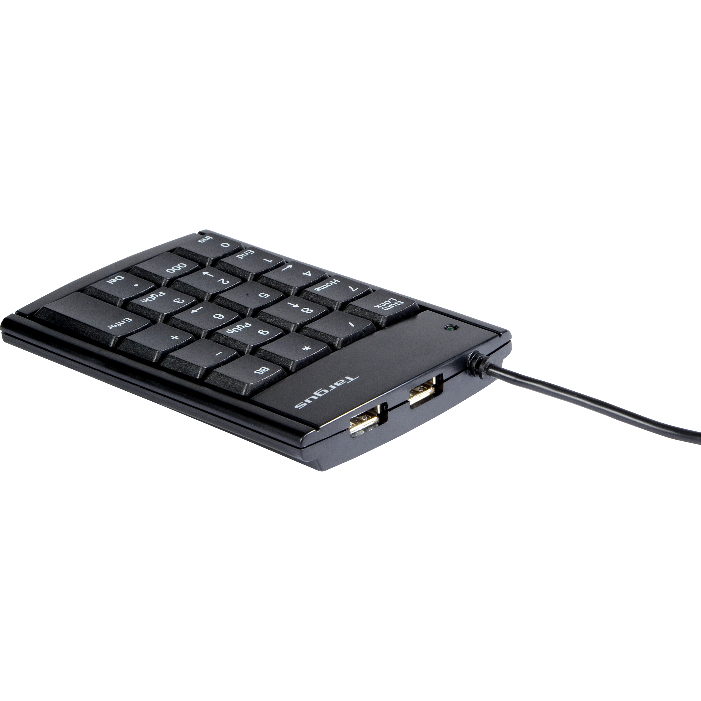 Numeric Keypad with USB Hub PAUK10U Black Keyboards Targus