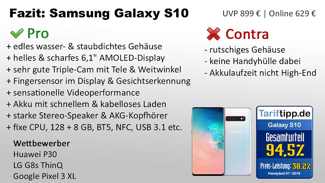 Samsung Galaxy S10 im Test