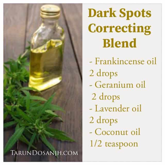 4 Essential Oils Blend To Correct Dark Spots and Marks On Your Face