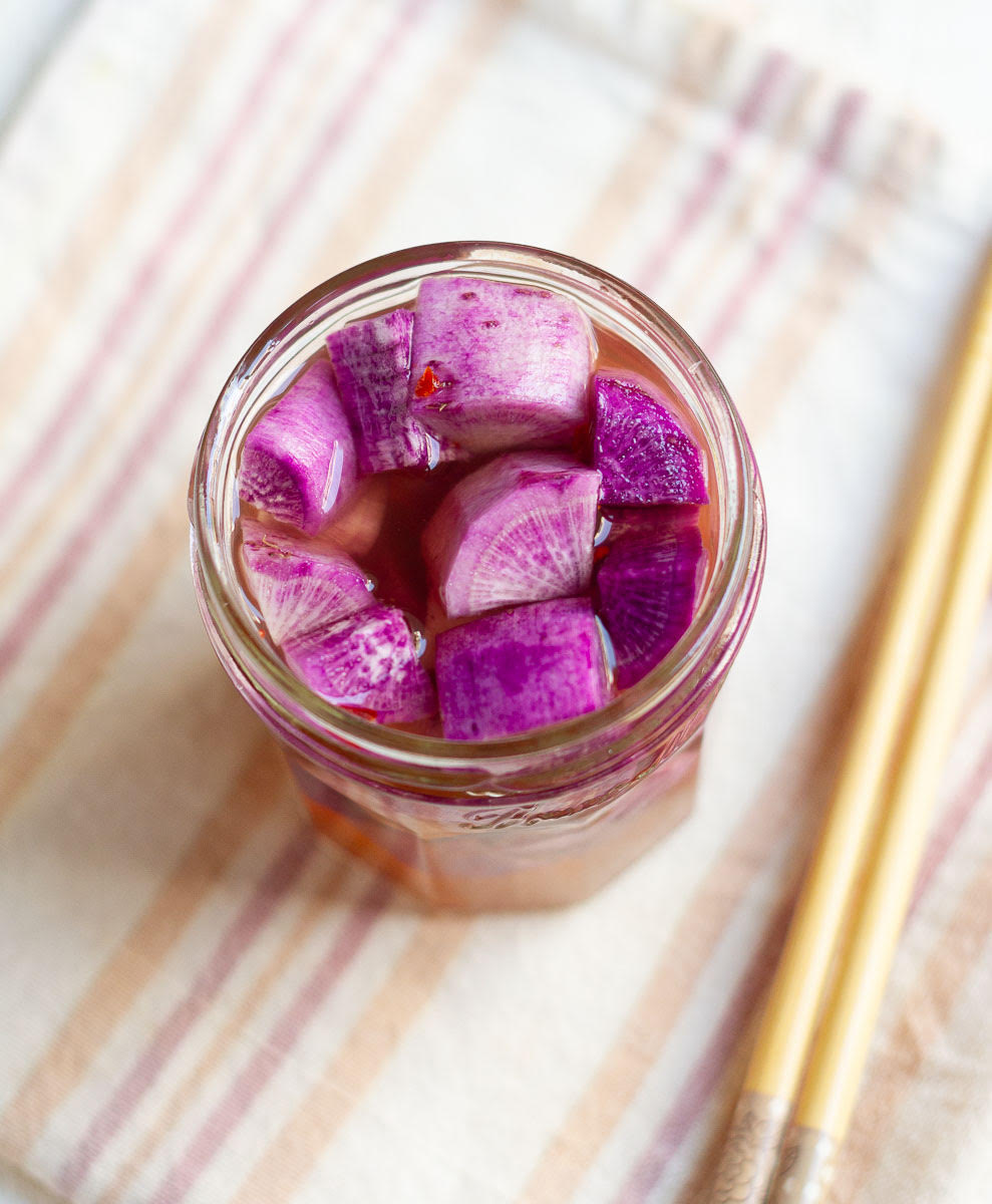 Korean Pickled Radish Quick and Easy! Tasha's Artisan Foods