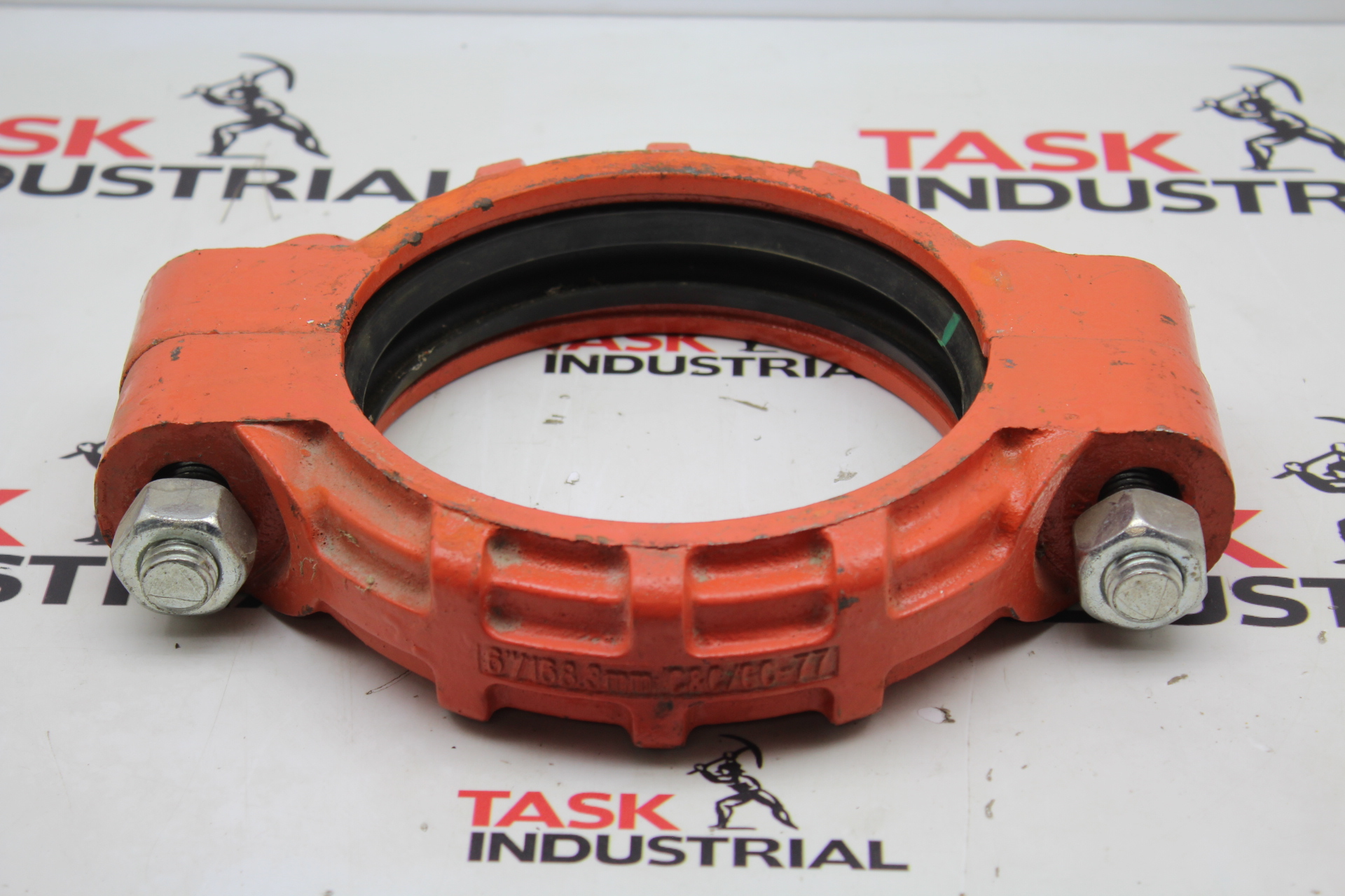 6"/168.3mm/C&C/GC77 Flexible Grooved Pipe Coupling w/Gasket