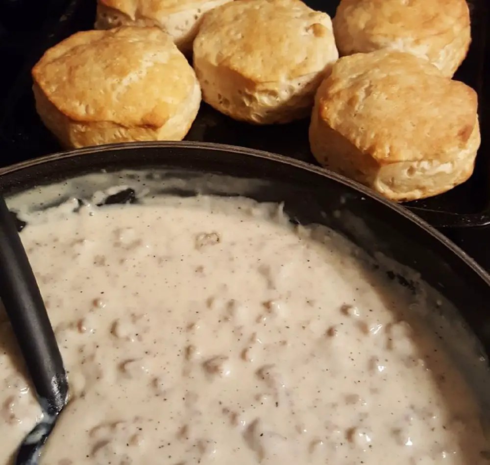 Biscuits and Gravy From Scratch
