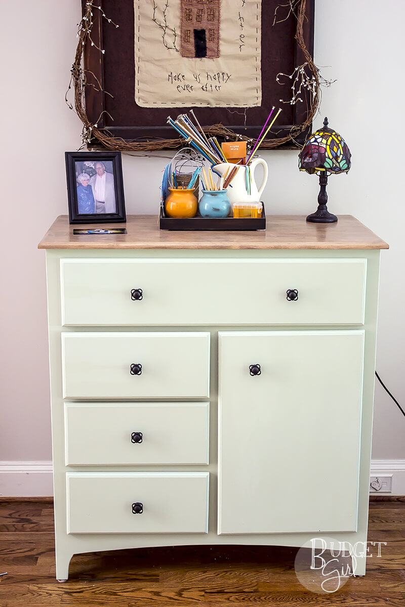 How to Refinish a with Paint and Stain Tastefully Eclectic