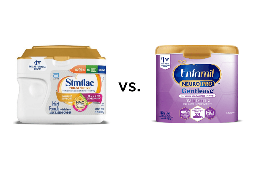 What is the main difference between Enfamil vs. Similac?