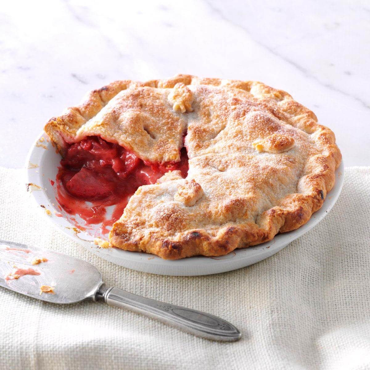 DoubleCrust Strawberry Pie Recipe Taste of Home