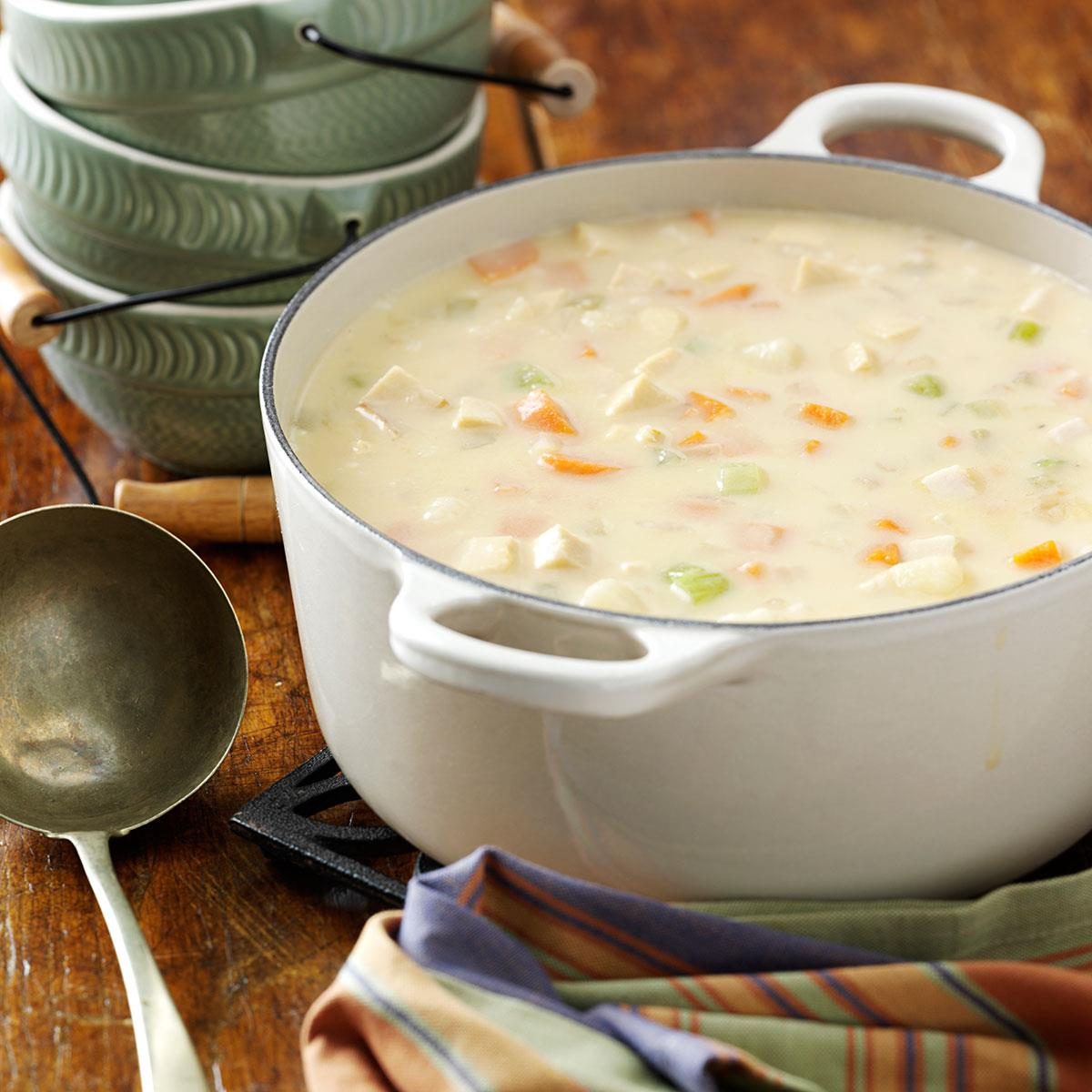 Cheesy Chicken Chowder Recipe Taste of Home