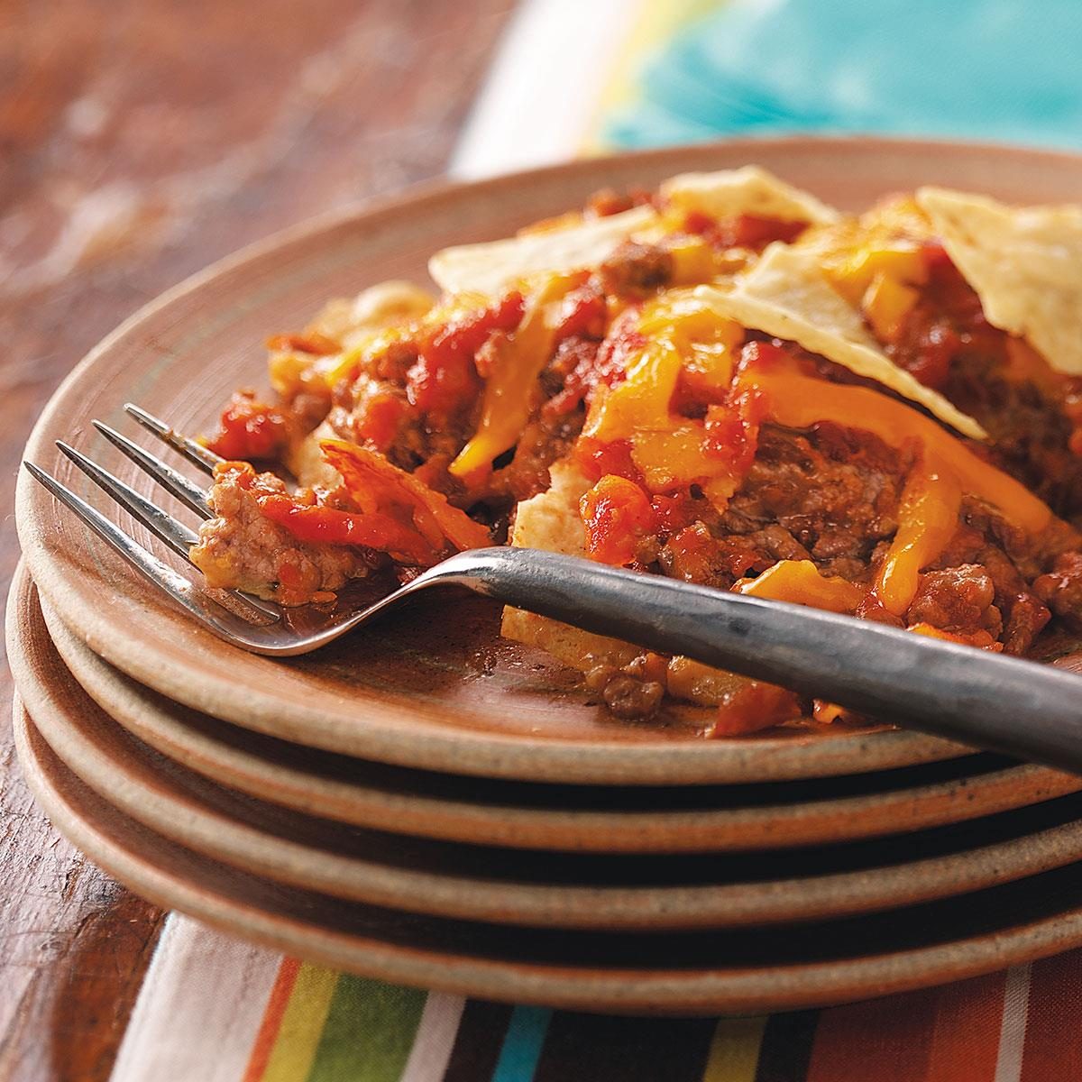 Tortilla Beef Bake Recipe How to Make It Taste of Home