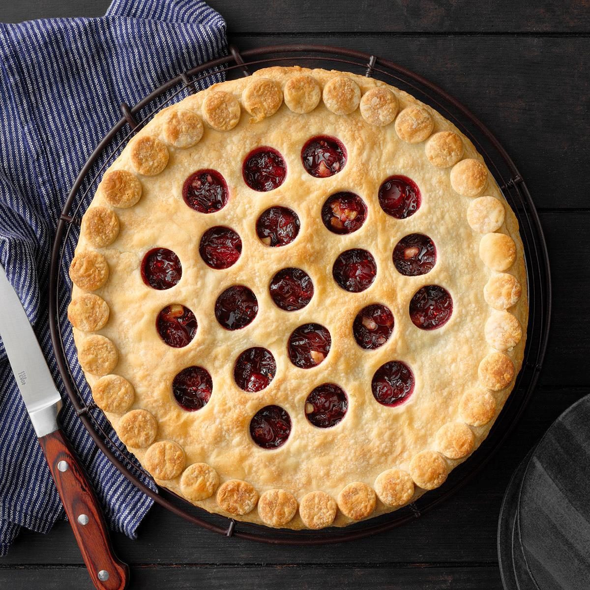 WalnutCranberry Pie Recipe How to Make It Taste of Home