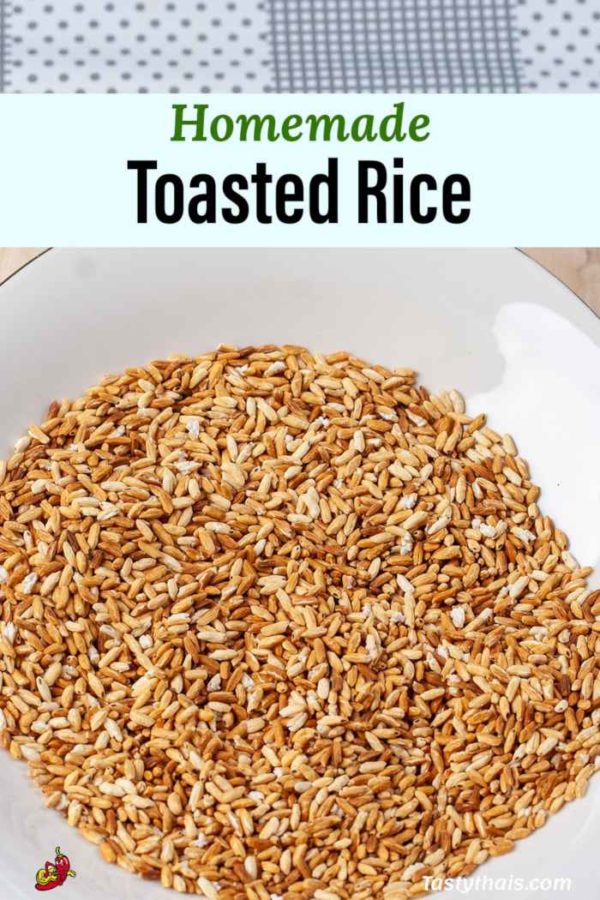 Homemade Toasted Rice Powder Recipe Amazing Thai Seasoning