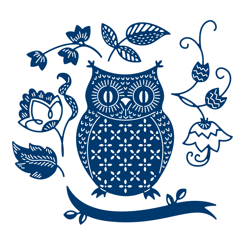 Olly Owl Die Set Tattered Lace