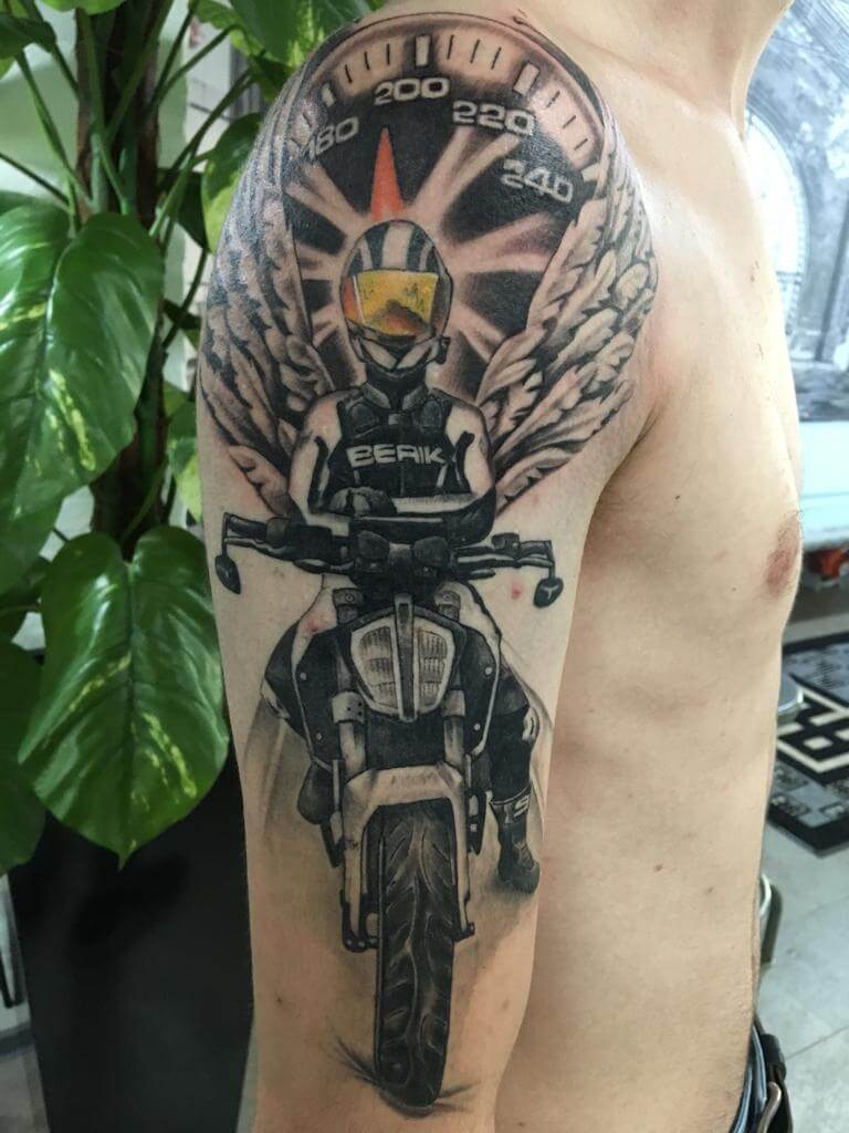 On Tour by Bike Tattoo Potsdam Body Temple