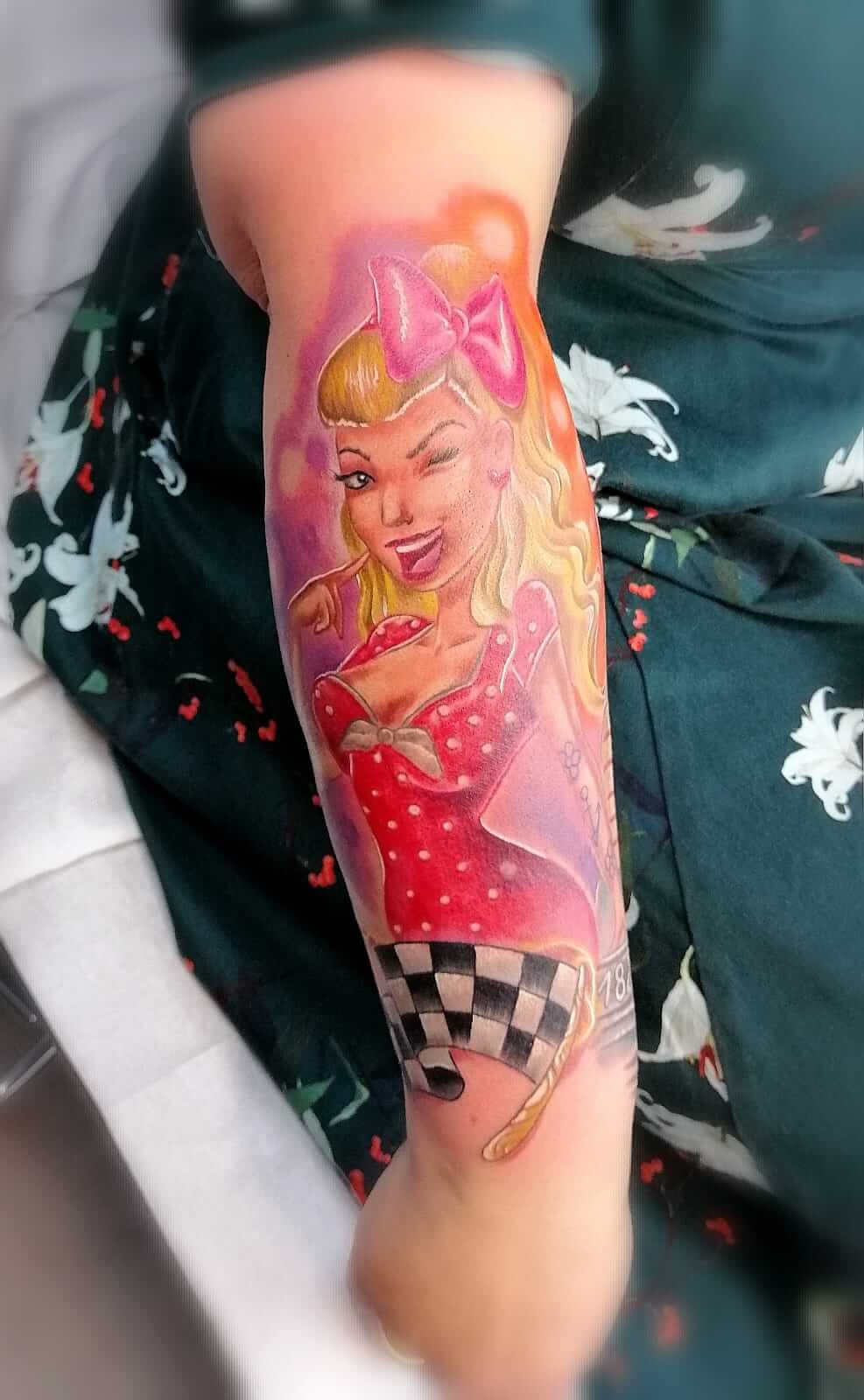 Grid Girl Tattoo Potsdam Body Temple