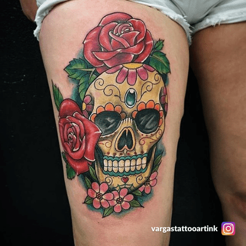 Teschio Messicano, Significato, Storia Ed Idee - Tattoolicious 500_x_500_png