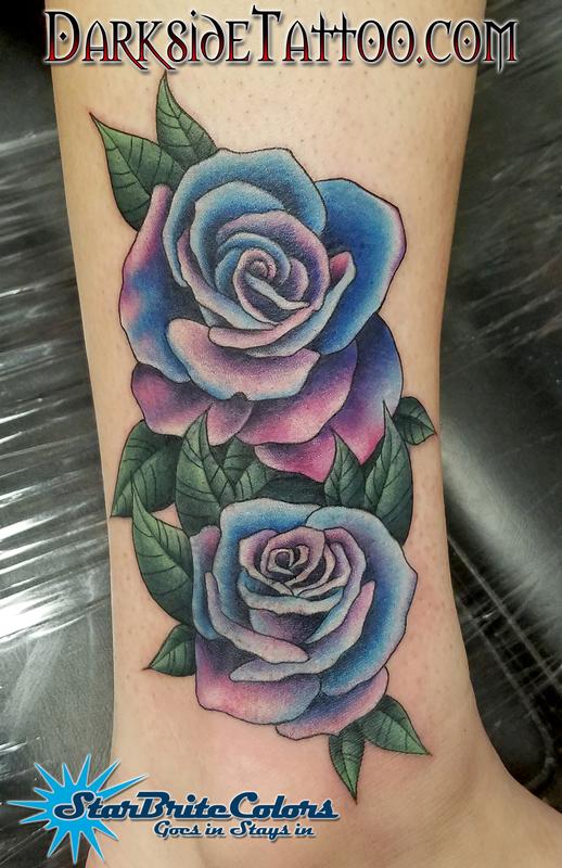 Color Roses Coverup Tattoo By Sean O'hara: Tattoonow 800_x_518_jpg