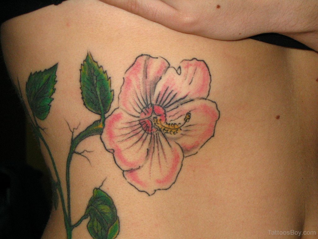 Flower Tattoo Design On Rib Tattoo Designs, Tattoo Pictures