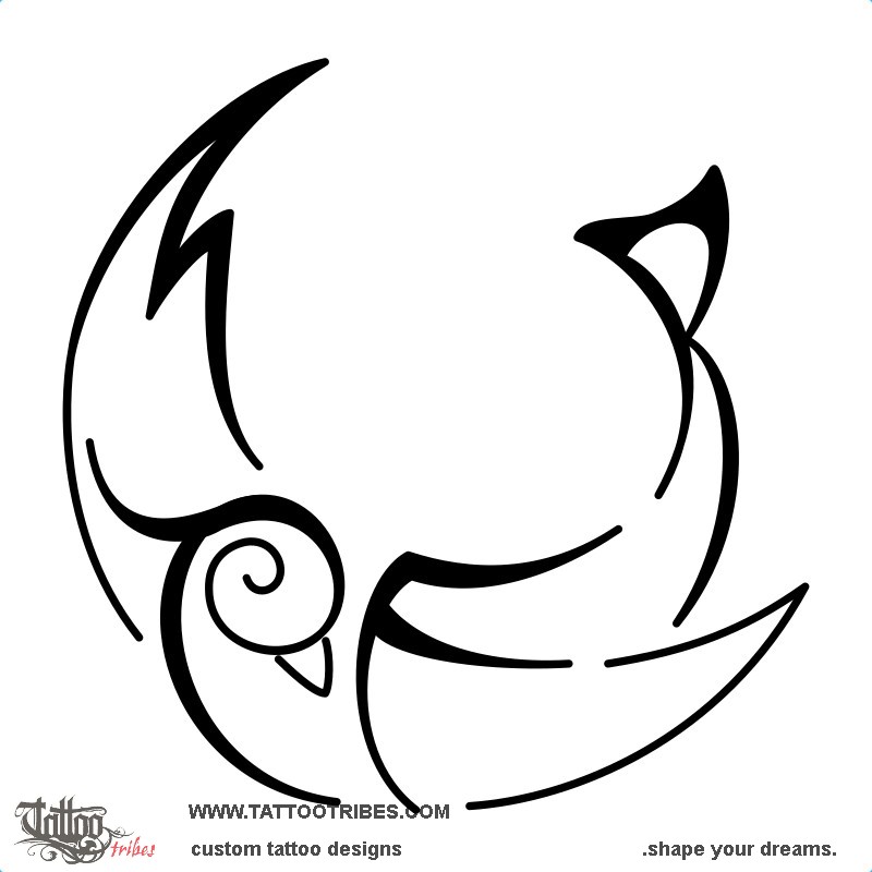 Swallow (MTFR) swallow lettering original tribal tattoo design