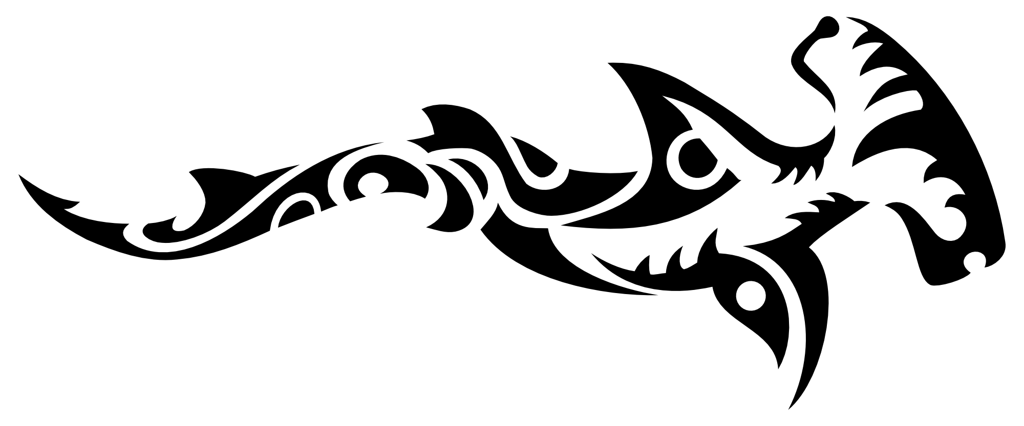 Tattoo Of Hammerhead Shark, Strength, Tenacity Tattoo - Custom Tattoo Designs On Tattootribes.com 833_x_2000_png