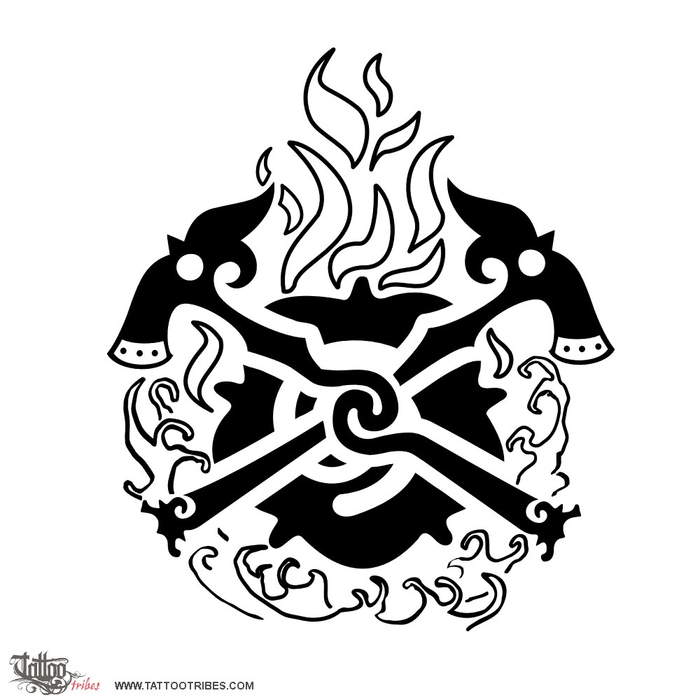 Tatuaggio Di Vigili Del Fuoco, Unione, Valore, Protezione Tattoo - Custom Tattoo Designs On Tattootribes.com 1000_x_1000_jpg
